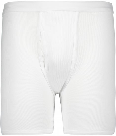Adamo Prestige Boxershorts Double Ribbed White - Apatinis trikotažas ir plaukimo apranga - Apatinis trikotažas - 2XL-8XL