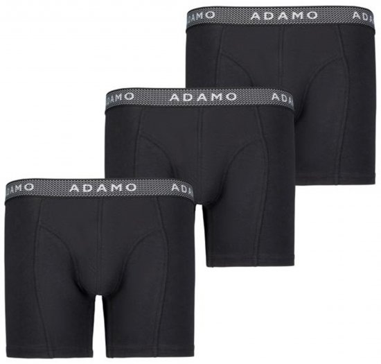Adamo Jerry Maxi Boxers 702 Black 3-pack - Apatinis trikotažas ir plaukimo apranga - Apatinis trikotažas - 2XL-8XL