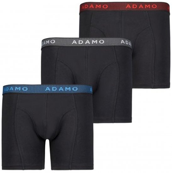 Adamo Jerry Maxi Boxers 703 Black 3-pack - Apatinis trikotažas ir plaukimo apranga - Apatinis trikotažas - 2XL-8XL