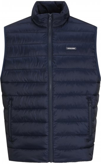 Jack & Jones Louis Light Bodywarmer Puffer Gilet Navy - Liemenės - Liemenės didelių dydžių