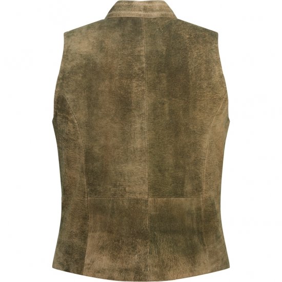 JP1880 Vest Goat Suede Traditional Moss Green - Šventinė apranga - Šventinė apranga – Švęsti stilingai ir patogiai