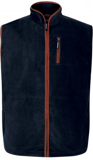 Espionage FL047 Microfleece Gilet Navy - Liemenės - Liemenės didelių dydžių