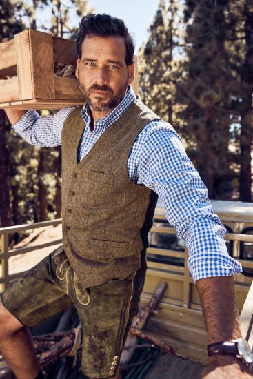 JP1880 Vest Tweed Wool Blend Traditional Light Brown - Šventinė apranga - Šventinė apranga – Švęsti stilingai ir patogiai