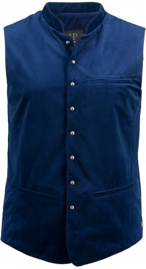 JP1880 Velvet Vest Traditional Blue - Šventinė apranga - Šventinė apranga – Švęsti stilingai ir patogiai