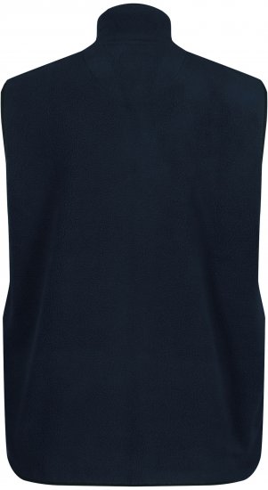 JP1880 Fleece Gilet Stomach Fit Navy - Didelės vyriškos striukės - Didelės vyriškos striukės