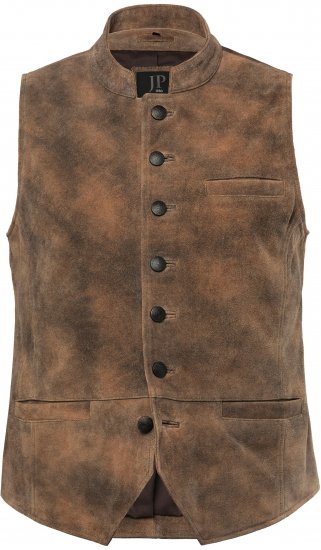 JP1880 Vest Traditional Cowhide Brown - Šventinė apranga - Šventinė apranga – Švęsti stilingai ir patogiai