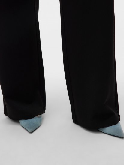 Vero Moda Berlin Zamira Wide Leg Pants Black - Kelnės - 