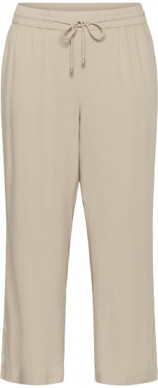 Kaffe Curve Mille Wide Pants Feather Grey - Medžiaginės kelnės - 