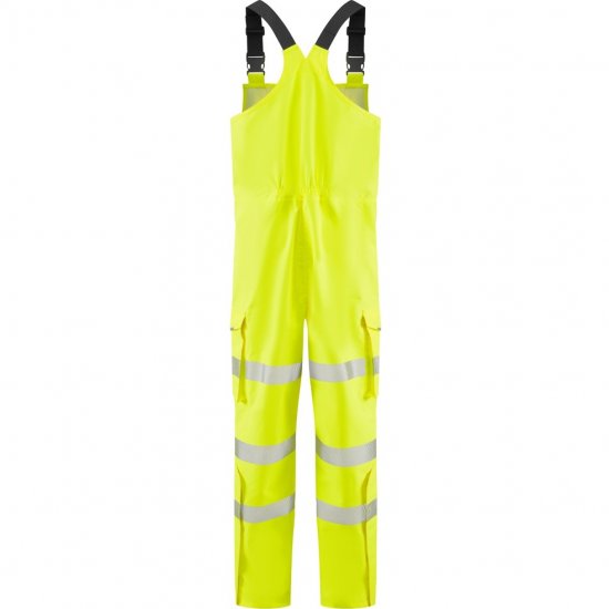 Leo Northam Ecoviz 15K Performance+ Bib & Brace Hi-Vis Yellow - Darbo drabužiai - Darbo drabužiai - 3XL-10XL