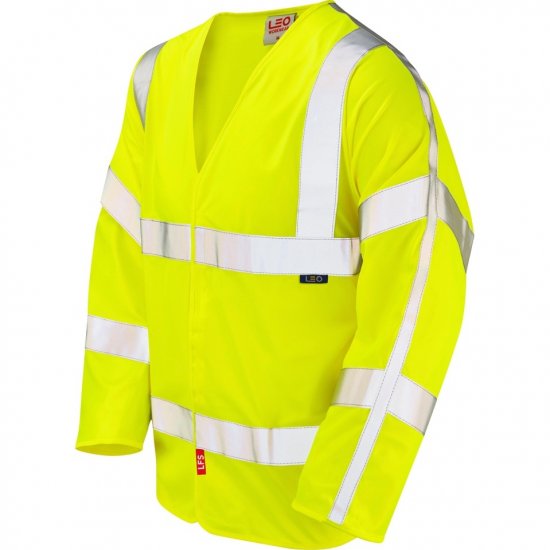 Leo Parkham Ecoviz Lfs Sleeved Waistcoat Hi-Vis Yellow - Darbo drabužiai - Darbo drabužiai - 3XL-10XL