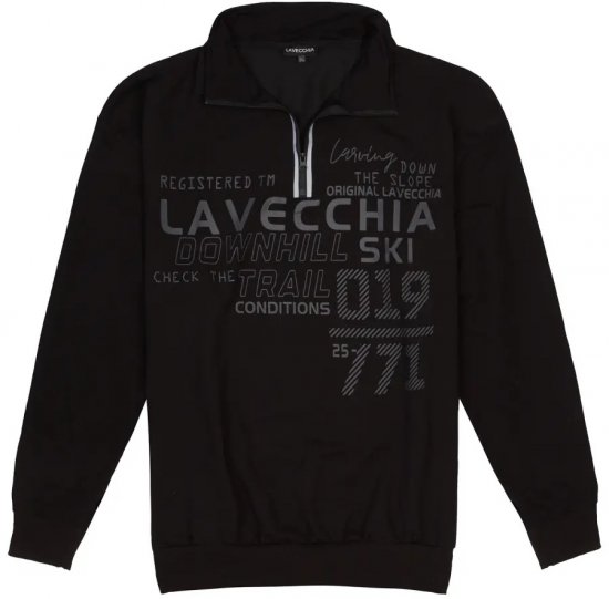 Lavecchia 2029 Sweatshirt Black - Megztiniai ir džemperiai - Megztiniai ir Džemperiai - 2XL-14XL