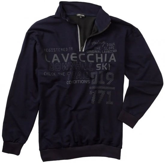 Lavecchia 2029 Sweatshirt Navy - Megztiniai ir džemperiai - Megztiniai ir Džemperiai - 2XL-14XL