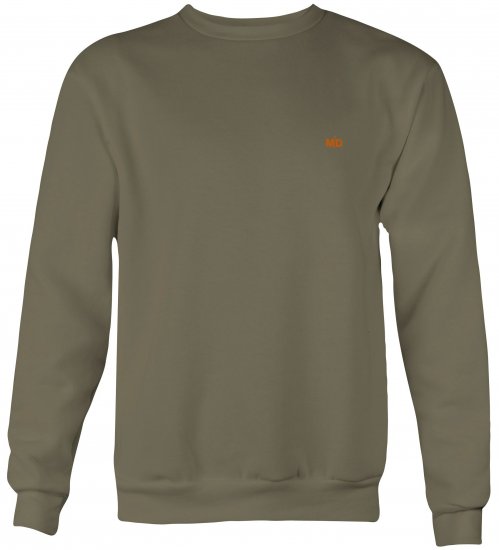 Motley Denim Oslo Sweatshirt Dark Khaki - Megztiniai ir Džemperiai - Megztiniai ir Džemperiai - 2XL-8XL