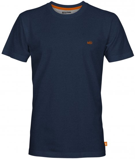 Motley Denim Stockholm T-shirt Dark Indigo - Marškinėliai - Marškinėliai - 2XL-14XL