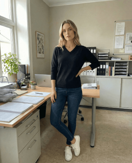 Nora Mikken GELINA Sweater Black - DRABUŽIAI MOTERIMS XS-XXL - 