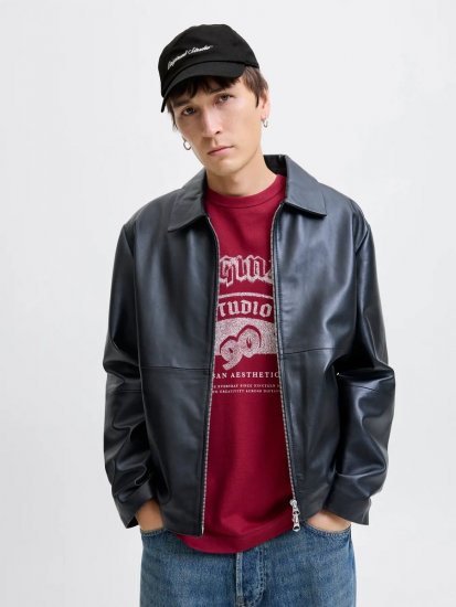 Jack & Jones Frame Norrebro Kepurė su snapeliu Juoda - Kepurės su snapeliu - 
