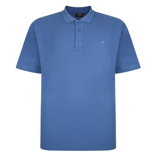 Espionage P074C Trumparankoviai Polo Marškinėliai Rugiagėlių Mėlyna - Polo marškinėliai - Polo marškinėliai - 2XL-8XL
