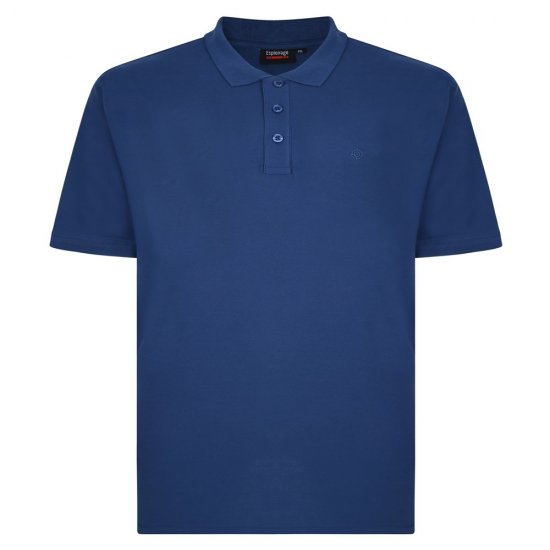 Espionage P074C Trumparankoviai Polo Marškinėliai Tamsiai Mėlyna - Polo marškinėliai - Polo marškinėliai - 2XL-8XL