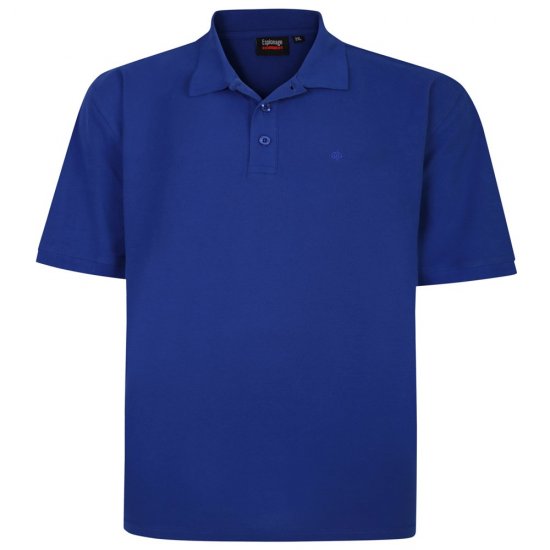 Espionage P074C Trumparankoviai Polo Marškinėliai Karališka Mėlyna - Polo marškinėliai - Polo marškinėliai - 2XL-8XL