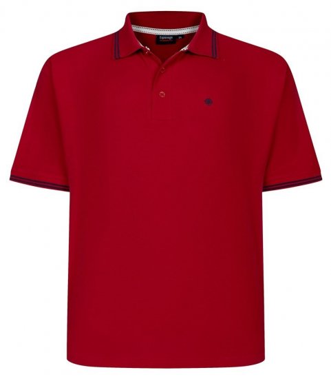 Espionage P232 Pikė polo marškinėliai raudona/tamsiai mėlyna - Polo marškinėliai - Polo marškinėliai - 2XL-8XL