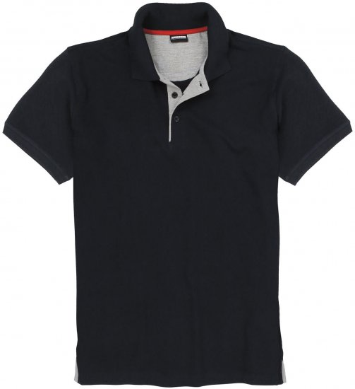 Adamo Pablo Comfort fit Polo Shirt Black - Polo marškinėliai - Polo marškinėliai - 2XL-8XL