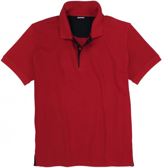 Adamo Pablo Comfort fit Polo Shirt Red - Polo marškinėliai - Polo marškinėliai - 2XL-8XL