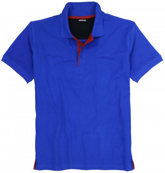 Adamo Pablo Comfort fit Polo Shirt Royal Blue - Polo marškinėliai - Polo marškinėliai - 2XL-8XL