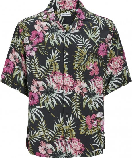 Jack & Jones JJEJEFF RESORT SHIRT Pink Nectar - Marškiniai - Marškiniai - 2XL-8XL