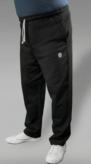 20 Nodi Ponente Long Leg Sports Pants in Combed Fleece Cotton Black - Laisvalaikio kelnės ir šortai - Laisvalaikio Kelnės ir Šortai - 2XL-12XL