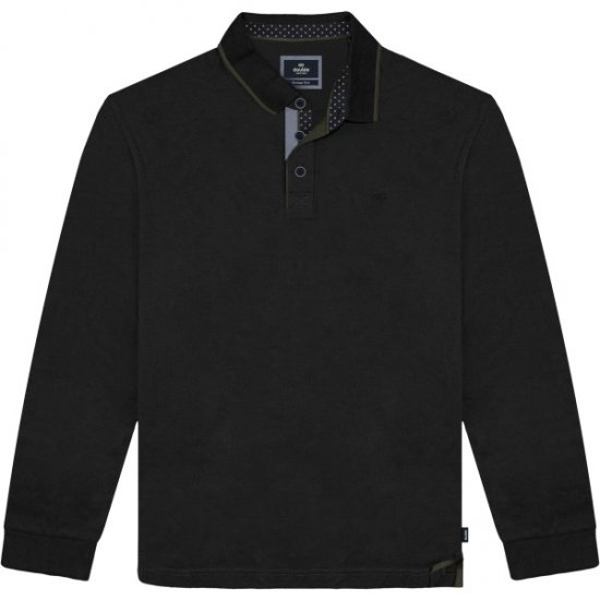 Double Outfitters PS-3098 Polo Shirt Print Black - Polo marškinėliai - Polo marškinėliai - 2XL-8XL