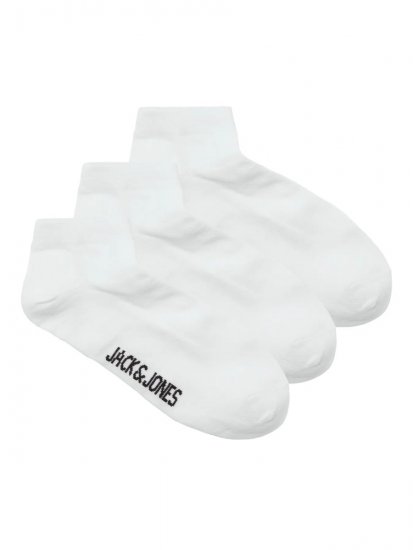 Jack & Jones Louis Kojinės Balta 3-pack - Apatinis trikotažas ir plaukimo apranga - Apatinis trikotažas - 2XL-8XL