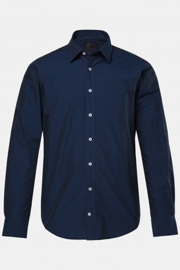JP1880 Shirt Long Sleeve Kent Collar Navy - Marškiniai - Marškiniai - 2XL-8XL