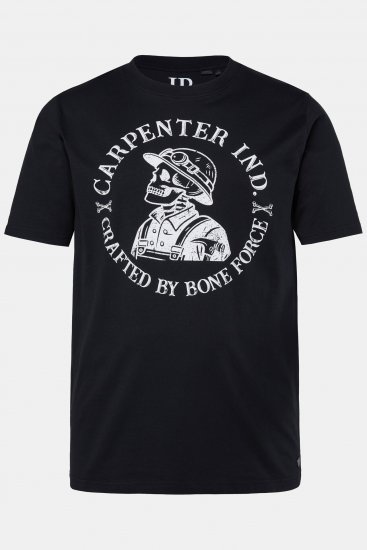 JP1880 T-Shirt Chest Print Bone Force Black - Marškinėliai - Marškinėliai - 2XL-14XL