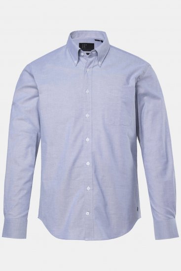 JP1880 Oxford Shirt Flexnamic Long Sleeve Grey - Marškiniai - Marškiniai - 2XL-8XL