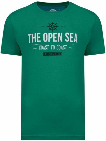 Kam Jeans 5254 Shamrock T-shirt - Marškinėliai - Marškinėliai - 2XL-14XL