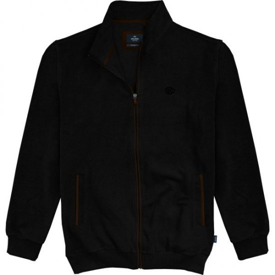 Double Outfitters SEL-1168 Džemperis su užtrauktuku Juoda - Megztiniai ir džemperiai - Megztiniai ir Džemperiai - 2XL-14XL