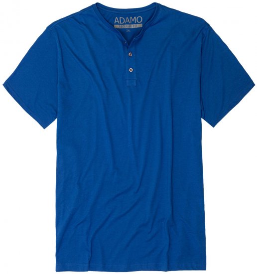Adamo Silas Regular fit Serafino T-shirt Royal Blue - Marškinėliai - Marškinėliai - 2XL-14XL