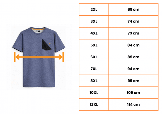 Motley Denim Milan Marškinėliai Šviesus indigo - Marškinėliai - Marškinėliai - 2XL-14XL