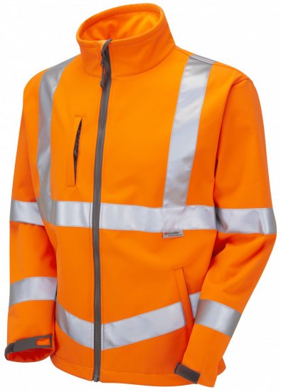 Leo Buckland Softshell Jacket Orange - Darbo drabužiai - Darbo drabužiai - 3XL-10XL