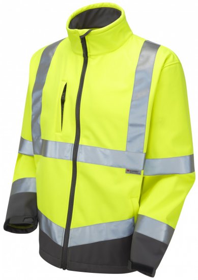 Leo Buckland Softshell Jacket Yellow - Darbo drabužiai - Darbo drabužiai - 3XL-10XL
