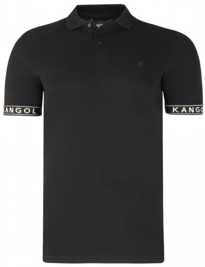 Kangol Steep Polo Black - Polo marškinėliai - Polo marškinėliai - 2XL-8XL
