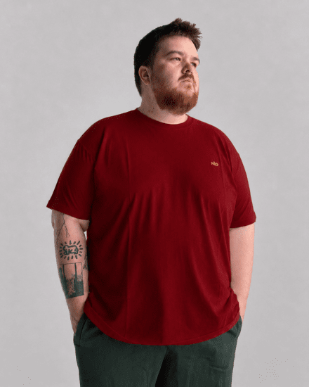 Motley Denim Stockholm T-shirt Red - Marškinėliai - Marškinėliai - 2XL-14XL