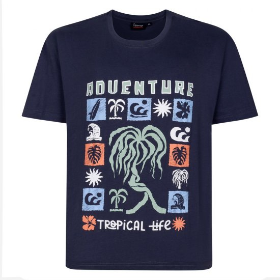 Espionage T448 Marginti Marškinėliai 4 vnt Pakuotė Įvairiaspalviai - Marškinėliai - Marškinėliai - 2XL-14XL