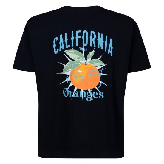 Espionage T449 California Oranges Markšinėliai su spauda tamsiai mėlyna - Marškinėliai - Marškinėliai - 2XL-14XL