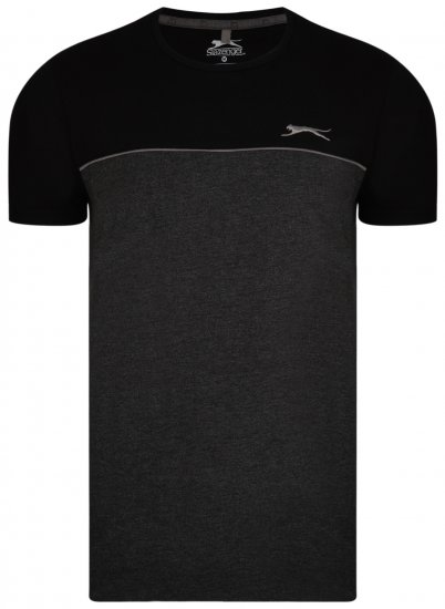 Slazenger Tarique T-shirt Black - Marškinėliai - Marškinėliai - 2XL-14XL