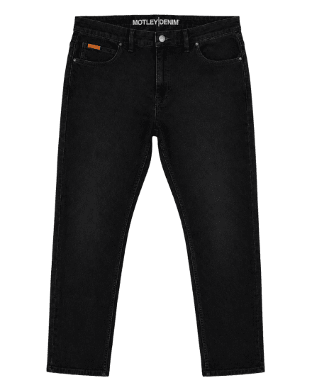 Motley Denim Soho 5-Pocket Jeans Black - Džinsai ir kelnės - Džinsai ir Kelnės - W40-W70