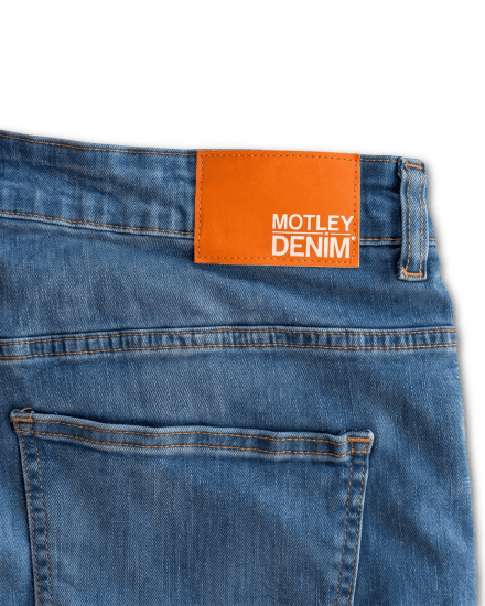 Motley Denim Soho 5-Pocket Jeans Blue Wash - Džinsai ir kelnės - Džinsai ir Kelnės - W40-W70