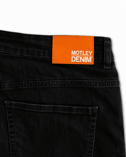 Motley Denim Soho 5-Pocket Jeans Black - Džinsai ir kelnės - Džinsai ir Kelnės - W40-W70