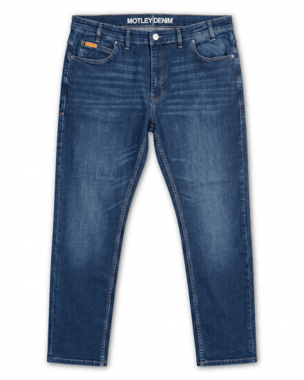 Motley Denim Soho 5-Pocket Jeans Mid Wash - Džinsai ir kelnės - Džinsai ir Kelnės - W40-W70