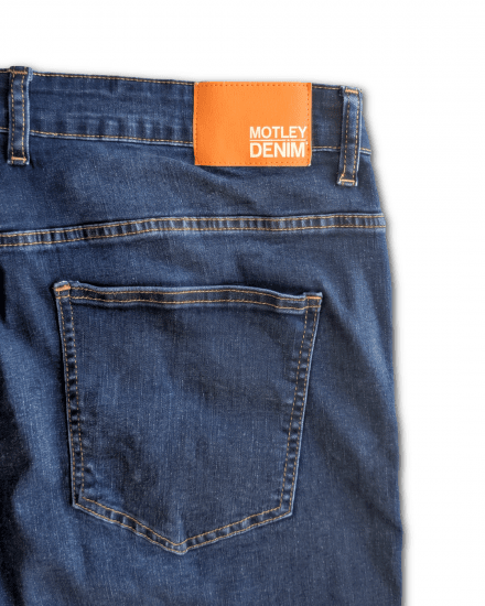 Motley Denim Soho 5-Pocket Jeans Mid Wash - Džinsai ir kelnės - Džinsai ir Kelnės - W40-W70